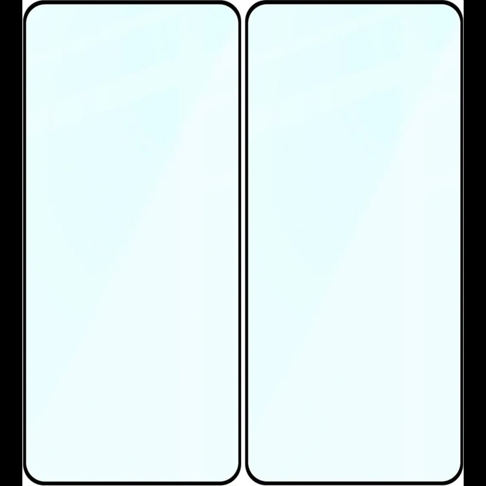 Szkło hartowane Bizon Glass Edge Duo do Vivo V60 Lite 5G, czarna ramka [2 PACK] - 4