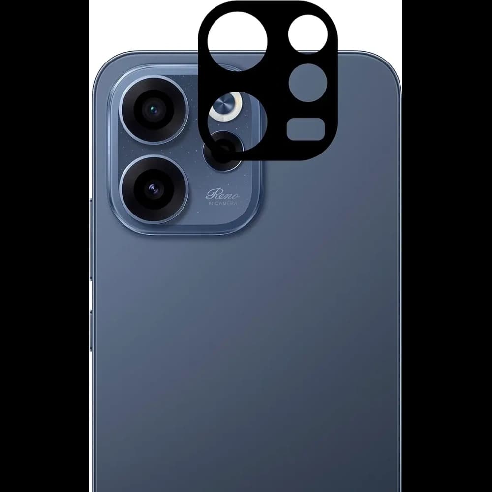 2x Szkło + szybka na aparat Bizon Edge Pack do Oppo Reno 15 F / FS - 5