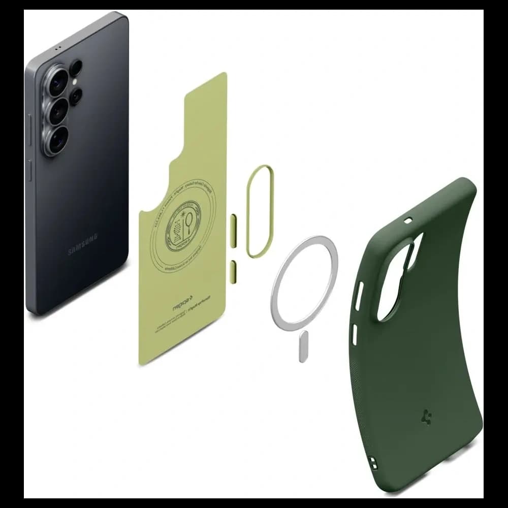 Etui Spigen Nano Pop Mag MagSafe do Samsung Galaxy S26 Ultra Avo Green - 7