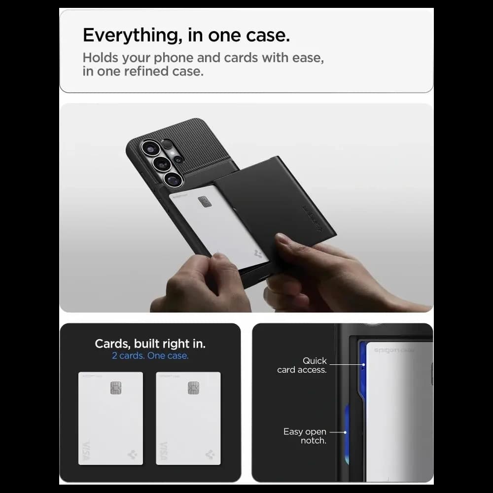 Etui Spigen Slim Armor CS do Samsung Galaxy S26 Ultra Black - 7