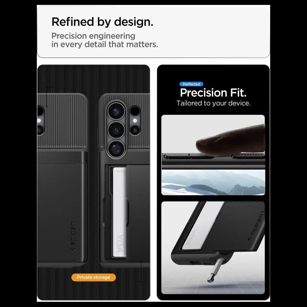 Etui Spigen Slim Armor CS do Samsung Galaxy S26 Ultra Black - 8