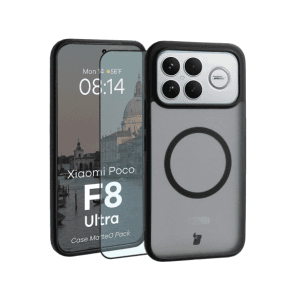 Bizon MatteO Magnetic Pack Xiaomi POCO F8 Ultra, rauchiges Schwarz
