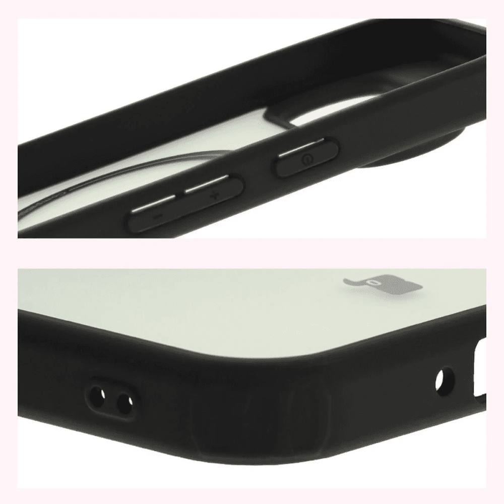 Etui z pierścieniem magnetycznym + szkło hartowane Bizon MatteO Pack do Google Pixel 9 / 9 Pro, przydymione-czarne - 6