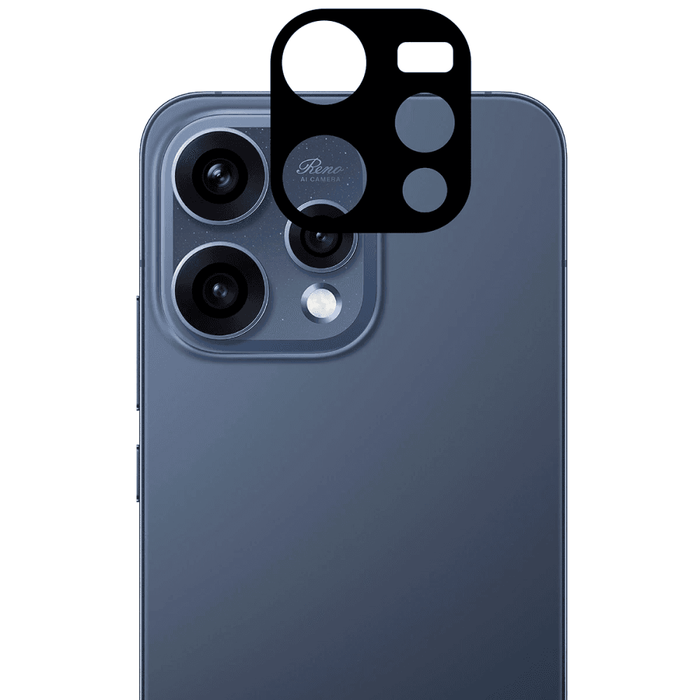 3x Szkło hartowane + szybka na aparat Bizon Glass Clear Pack do Oppo Reno 15 - 5