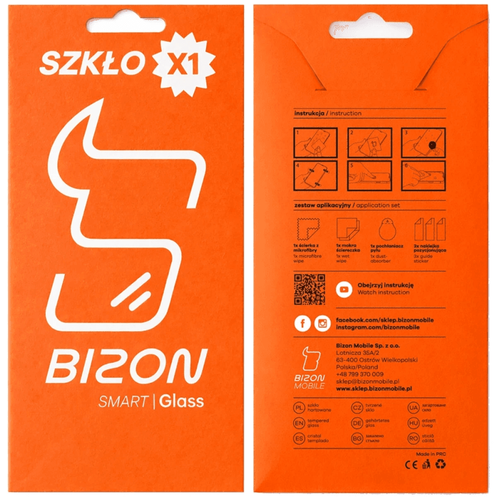 Szkło ochronne 2.5D Bizon Smart Glass do Samsung Galaxy A07 4G / 5G - 5