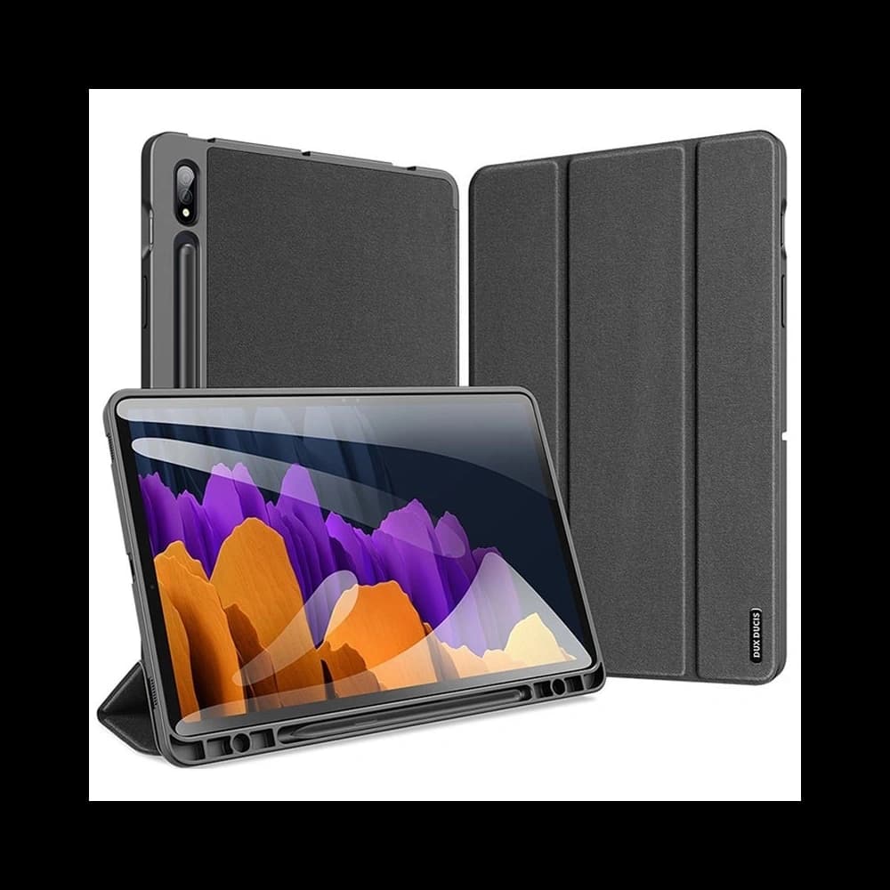 Etui DuxDucis Domo Samsung Galaxy Tab S7/S8 11 Černé - 2
