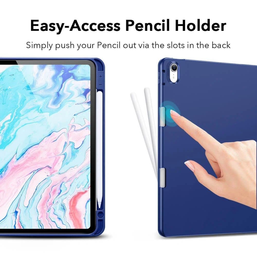 Etui ESR Rebound Pencil Apple iPad Air 10.9 2020/2022 (4. și 5. generație) / iPad Air 11 2024 (6. generație) Negru - 3