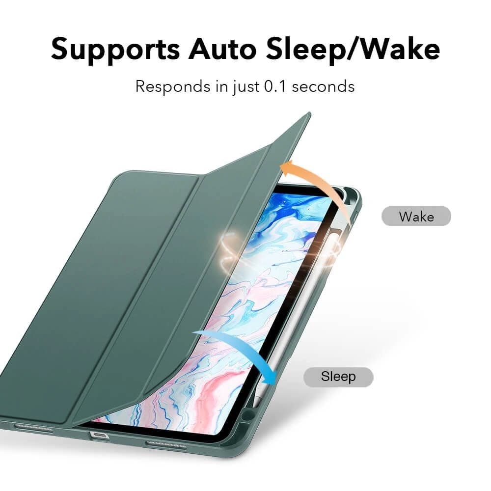 Etui ESR Rebound Pencil Apple iPad Air 10.9 2020/2022 (4. și 5. generație) / iPad Air 11 2024 (6. generație) Negru - 4