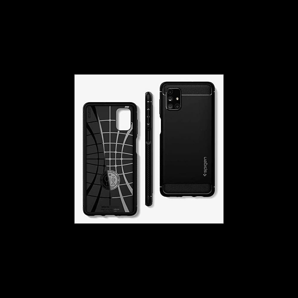 Spigen Rugged Armor Galaxy M51 Mattschwarz - 4
