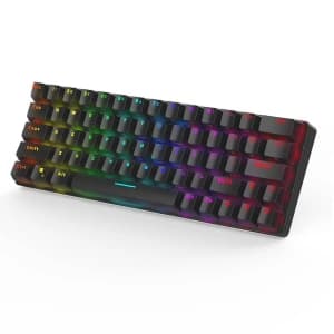 BlitzWolf Kabellose Gaming-Tastatur, mechanisch BW-KB1, roter Schalter (RGB)