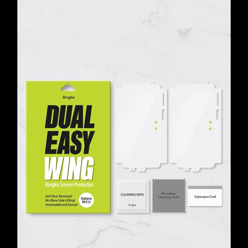 Ringke Dual Easy Wing Full Cover Samsung Galaxy M31s [2 PACK] - 11