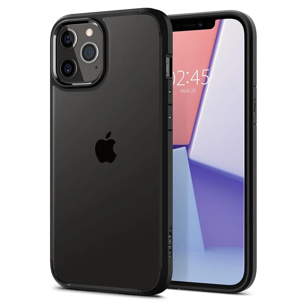 Etui Spigen Ultra Hybrid Apple iPhone 12/12 Pro Negru Mat - 2