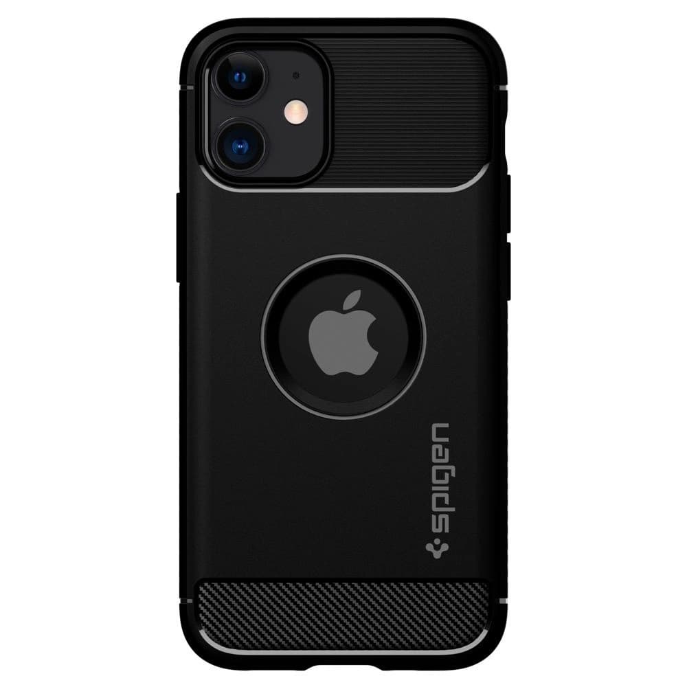 Etui Spigen Rugged Armor Apple iPhone 12 mini Negru Mat - 2