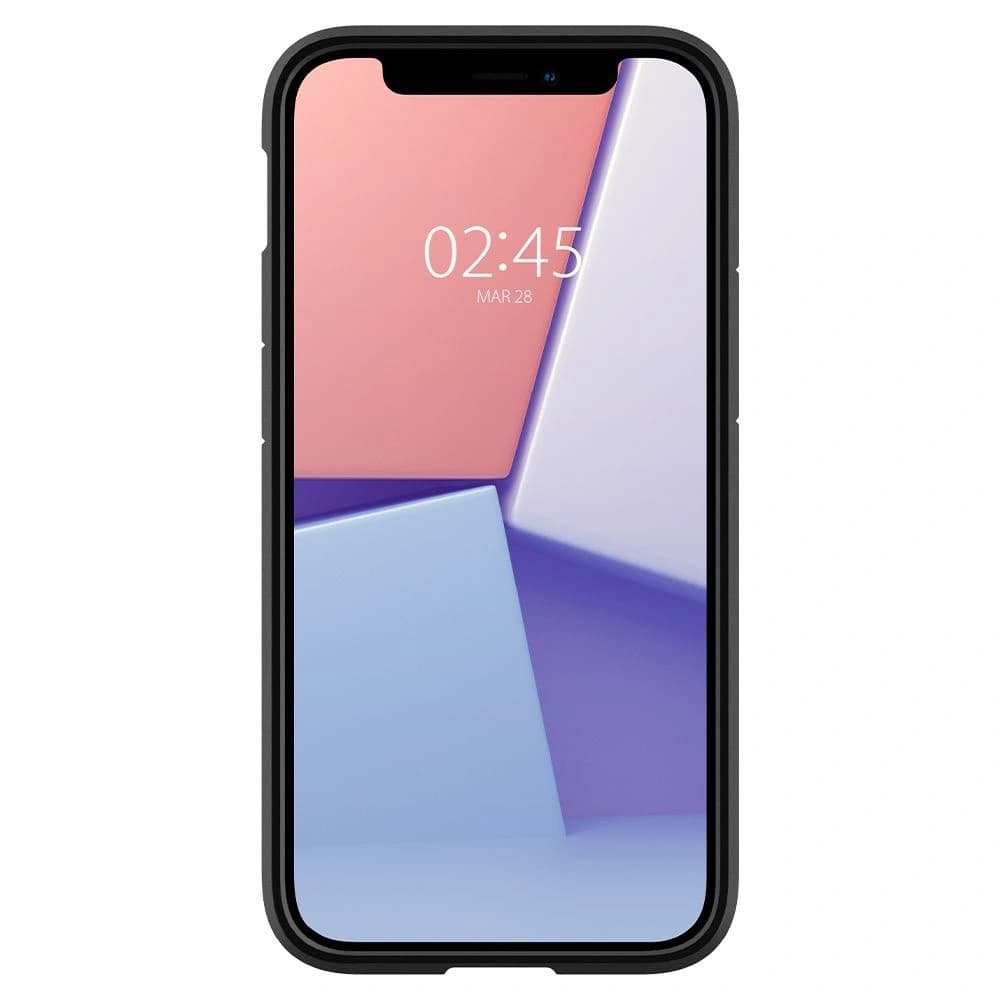 Spigen Apple Hülle Ultra Hybrid iPhone 12 mini Mattschwarz - 4