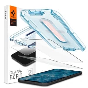 Spigen GLAS.tR ez Fit Apple iPhone 12 Pro Max [2 PACK]