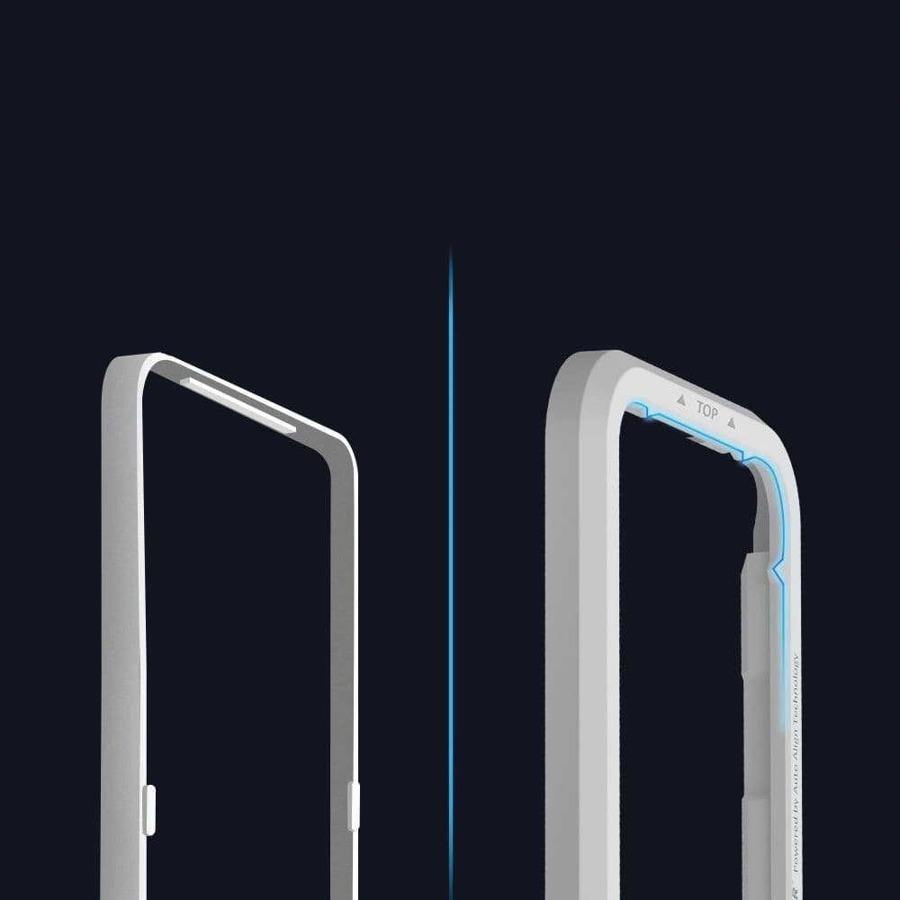 Sticlă securizată Spigen GLAS.tR AlignMaster Apple iPhone 12/12 Pro Negru [2 PACK] - 5