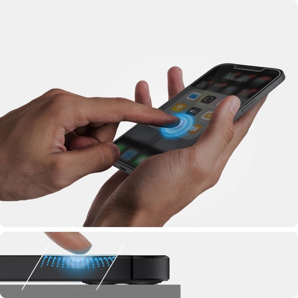 Spigen GLAS.tR ez Fit Apple iPhone 12 Pro Max [2 PACK] - 4