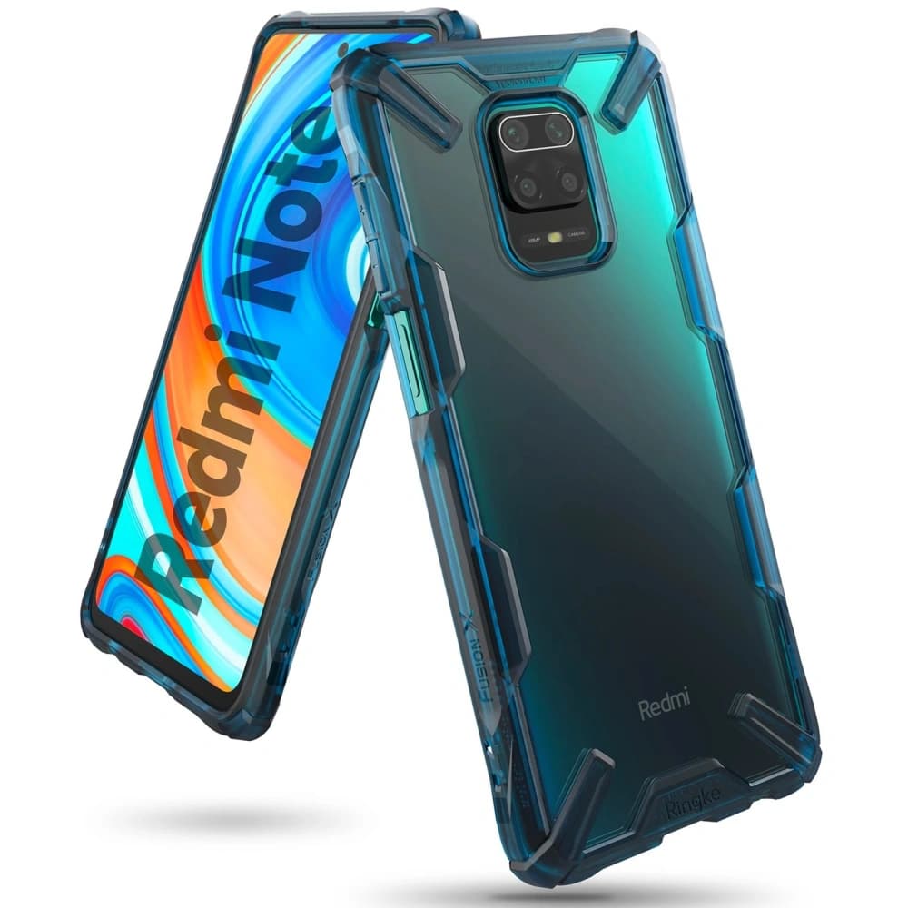Etui Ringke Fusion-X Redmi Note 9S/9 Pro/9 Pro Max Space Blue - 1