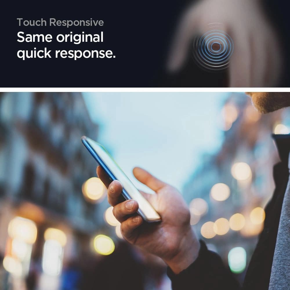 Sklo tvrzené Spigen GLAS.tR Slim Pocophone X3/Pro/NFC černé - 2