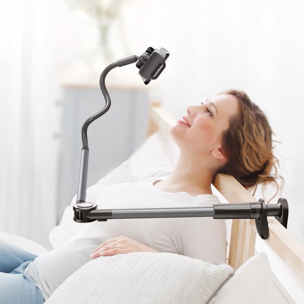 Baseus Halterung mit Clip Otaku für Telefon/Tablet (schwarz) - 9