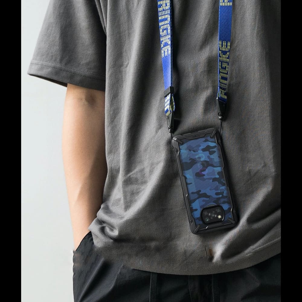 Ringke Tasche Fusion-X Pocophone X3/Pro/NFC Schwarz - 8