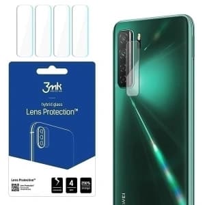 3MK Hybridglas für Kameraobjektiv Objektivschutz Huawei P40 Lite 5G [4 PACK]