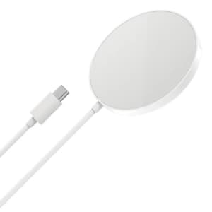 hoco CW28 Wireless Charger with MagSafe 15W White