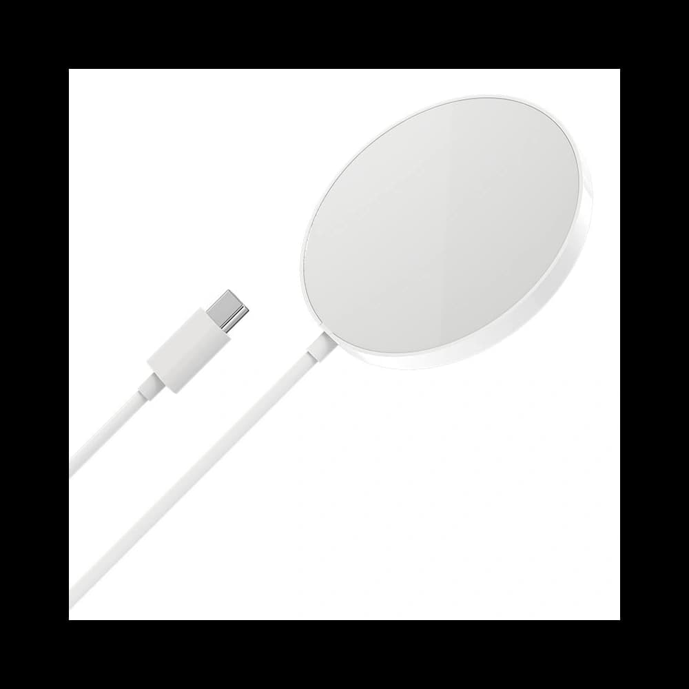 hoco CW28 Wireless Charger with MagSafe 15W White - 1
