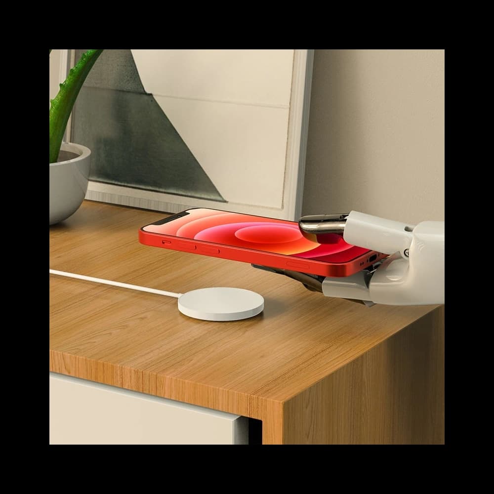 hoco CW28 Wireless Charger with MagSafe 15W White - 6