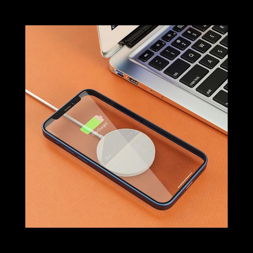 hoco CW28 Wireless Charger with MagSafe 15W White - 7
