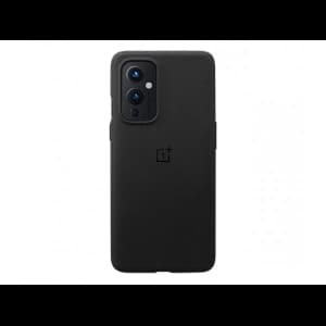OnePlus 9 Sandstone Bumper Case Black