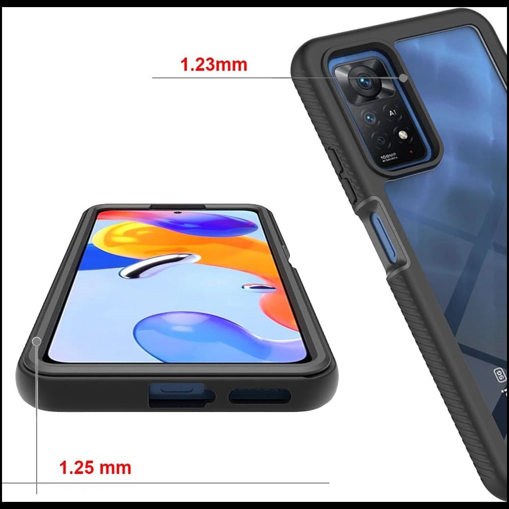 Tech-Protect Defense360 Redmi Note 11 Pro LTE/5G Black - 5