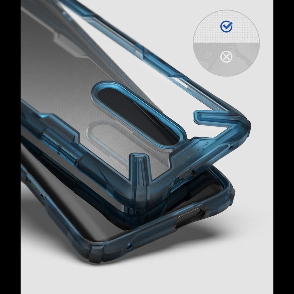 Case Ringke Fusion-X OnePlus 7 Pro Space Blue - 3