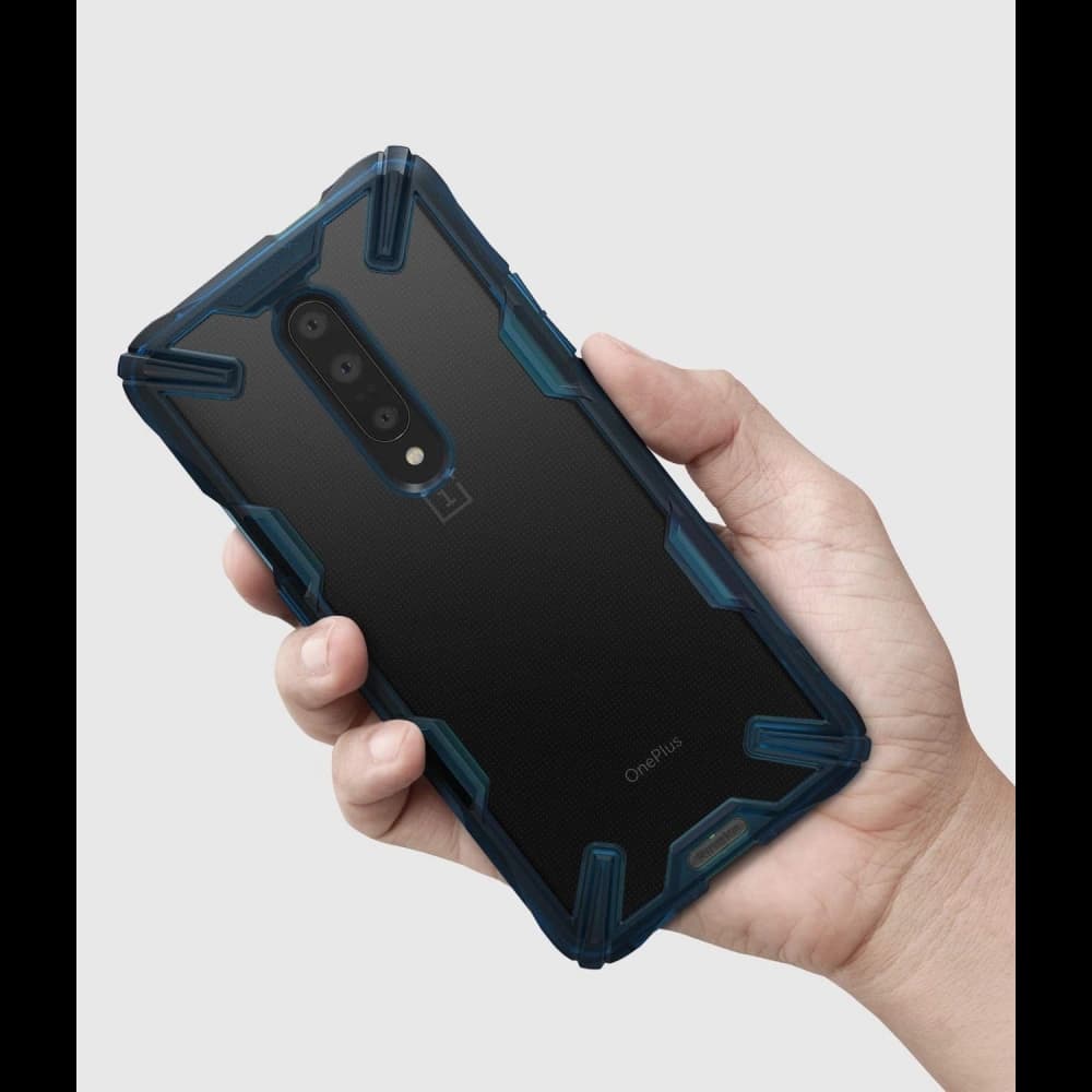 Case Ringke Fusion-X OnePlus 7 Pro Space Blue - 5