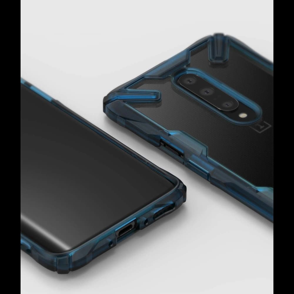 Case Ringke Fusion-X OnePlus 7 Pro Space Blue - 6