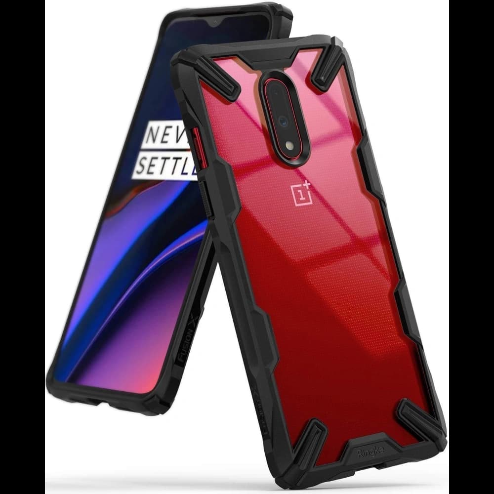 Ringke Fusion-X OnePlus 7 Black - 1