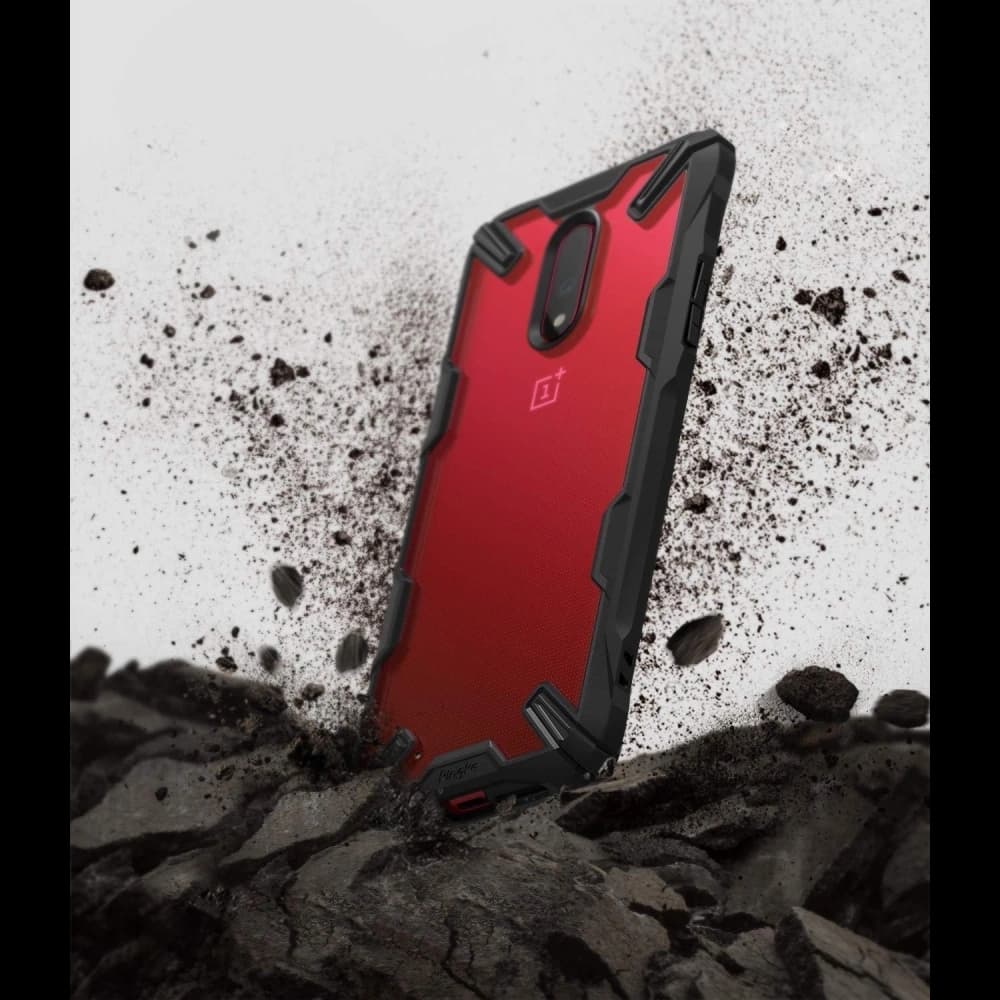Ringke Fusion-X OnePlus 7 Black - 4