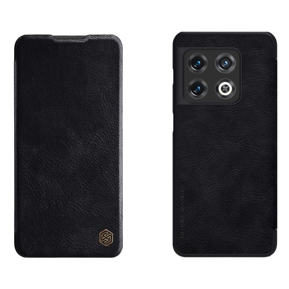 Case Nillkin Qin OnePlus 10 Pro schwarz - 1