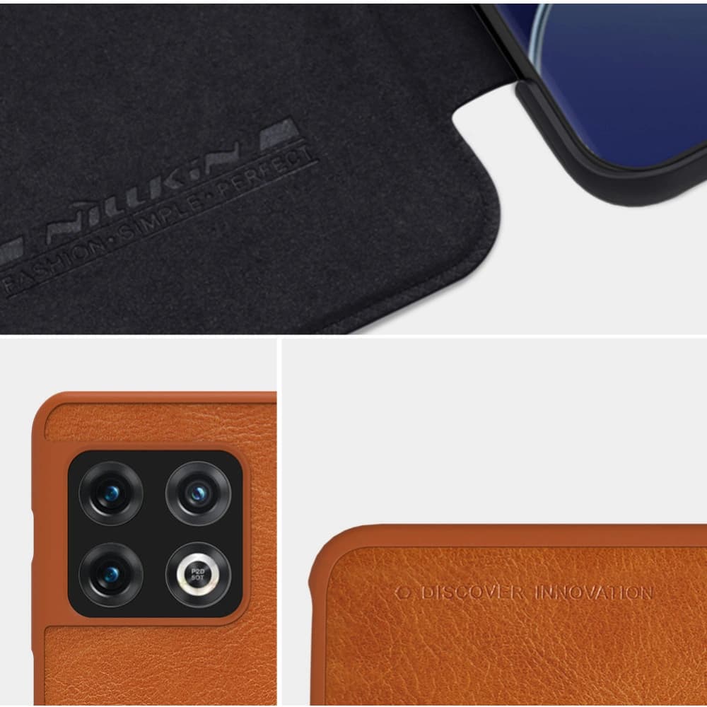 Case Nillkin Qin OnePlus 10 Pro schwarz - 12