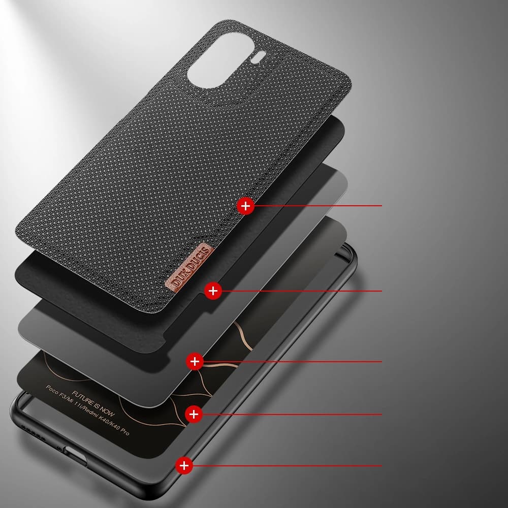 Etui Dux Ducis Fino Xiaomi Mi 11i/Poco F3 czarny - 3