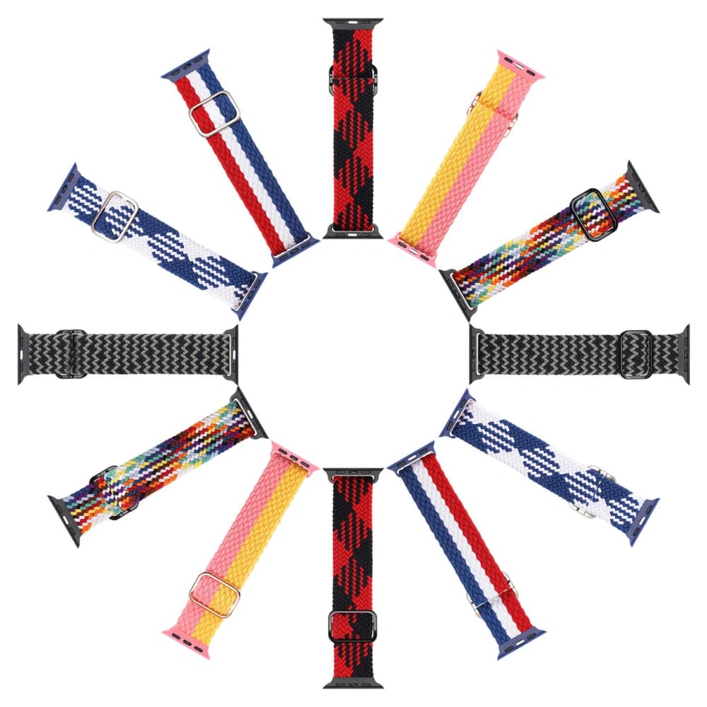 Dux Ducis Strap for Apple Watch 4/5/6/7/8/9/SE/10 40/41/42mm black-red (Mixture Version) - 10