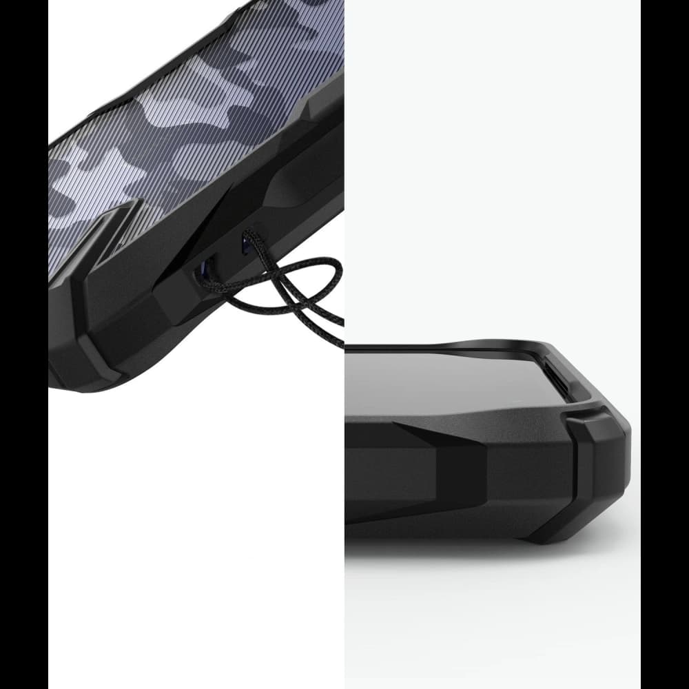 Etui Ringke Fusion-X Design Pocophone X2/Redmi K30 Camo (Moro) Black - 5