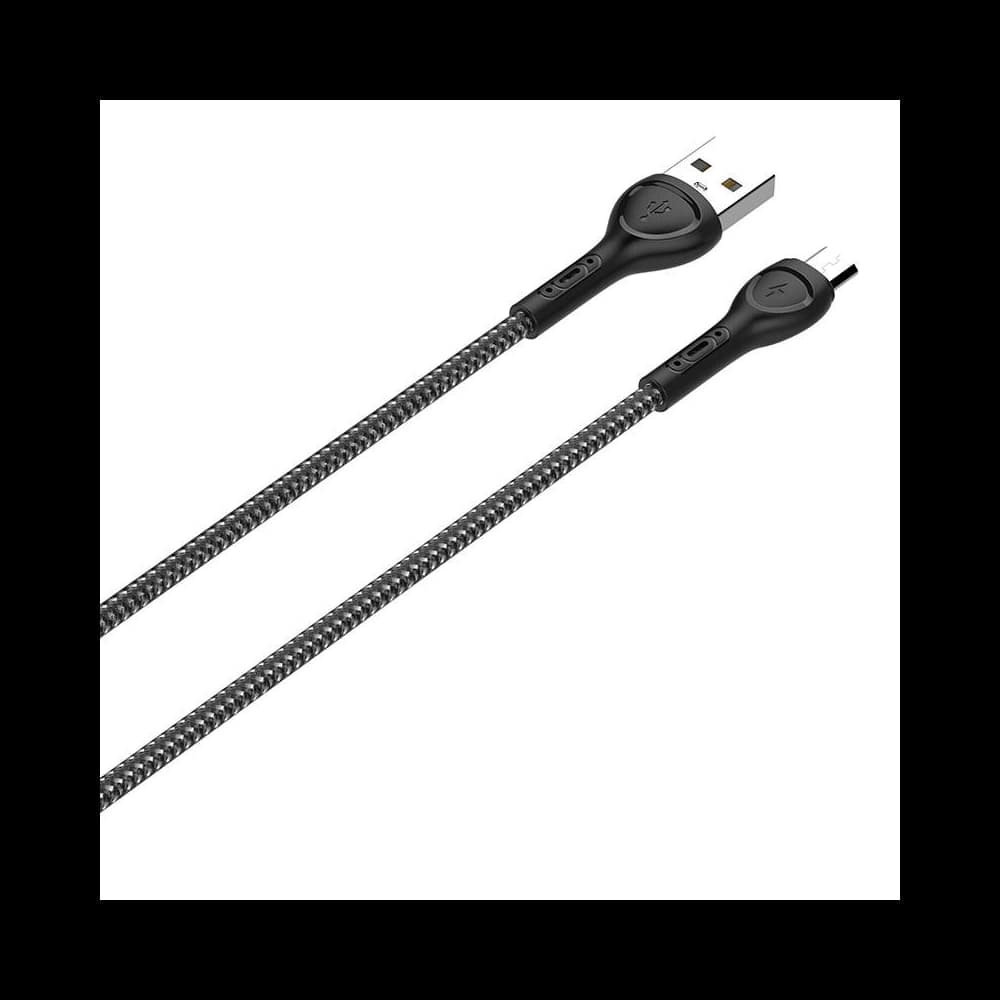 LDNIO LS481 USB-A/microUSB LED Cable, 1m - 1