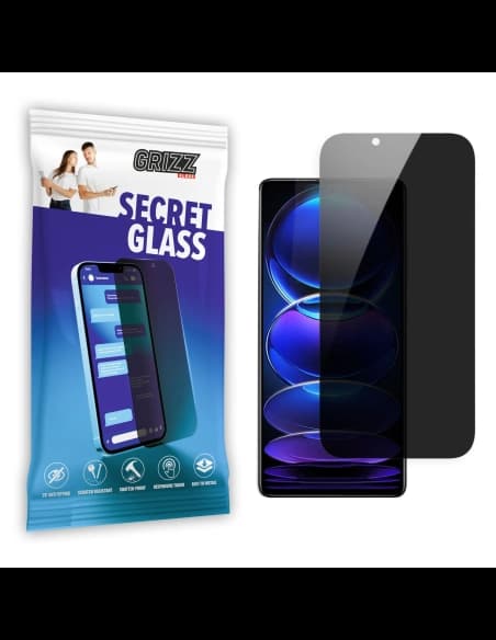 Matowe szkło prywatyzujące GrizzGlass SecretGlass do Xiaomi Redmi Note 12 Pro+