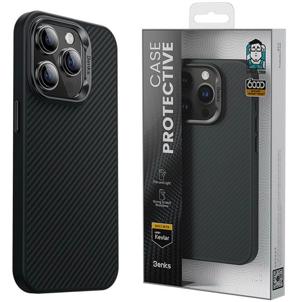 Benks MagClap ArmorPro Kevlar Case 600D Apple iPhone 15 Pro Max - 5