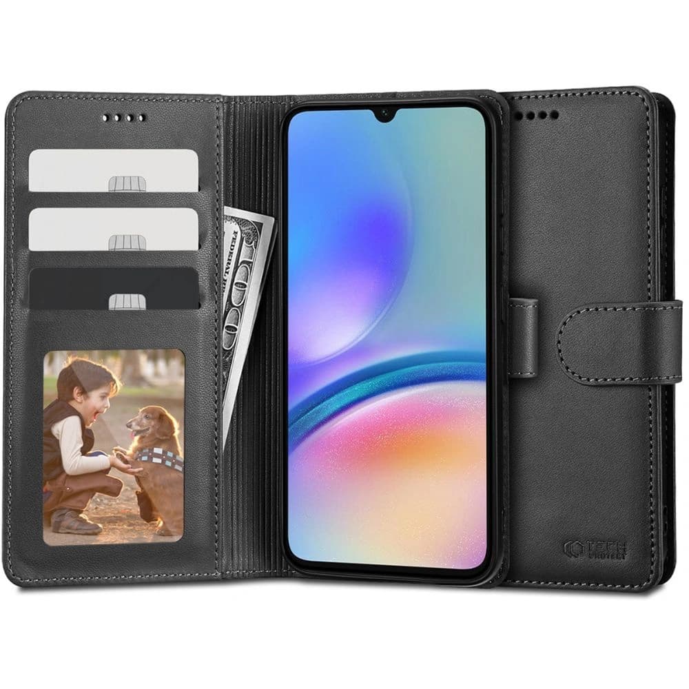 Tech-Protect Wallet Samsung Galaxy A05s Black - 1