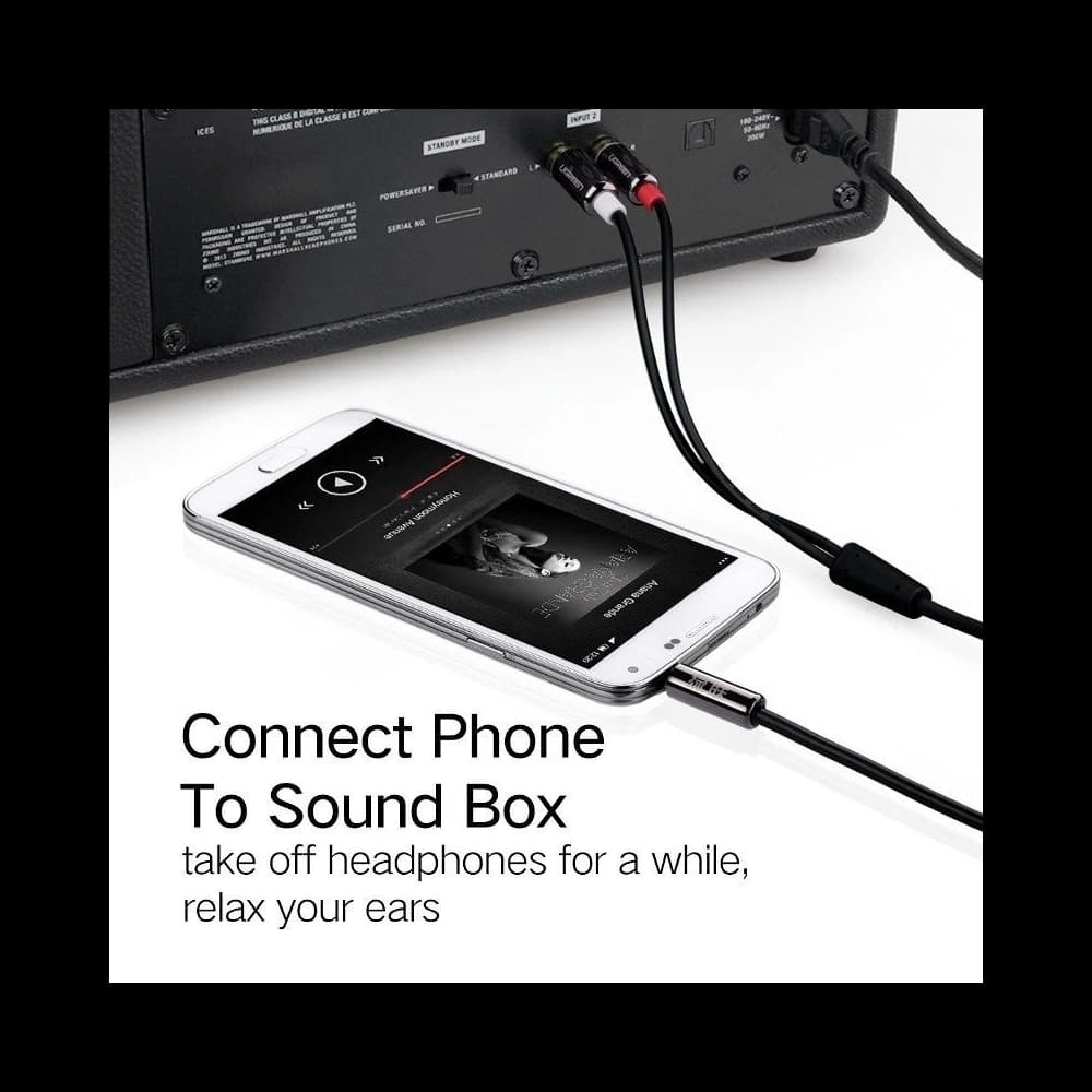 Cablul 3,5mm Jack la 2RCA (Cinch) UGREEN 1m - 6