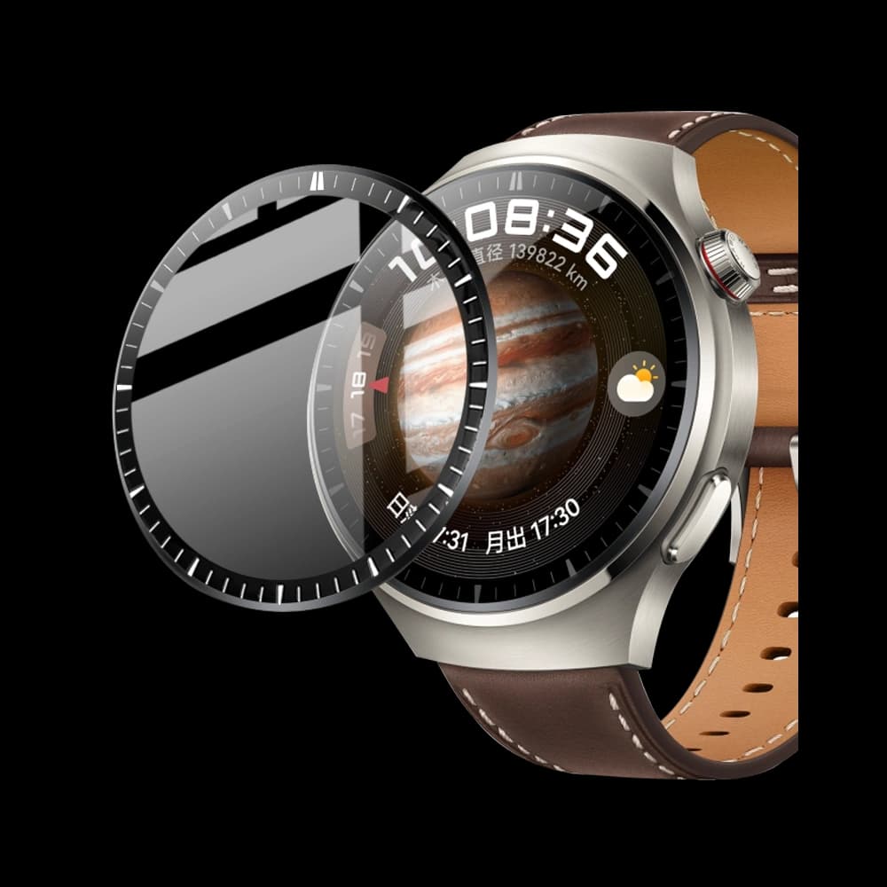 Bizon Glass Watch Edge Hybrid Huawei Watch 4 Pro / 4 Pro Space Edition schwarz - 2