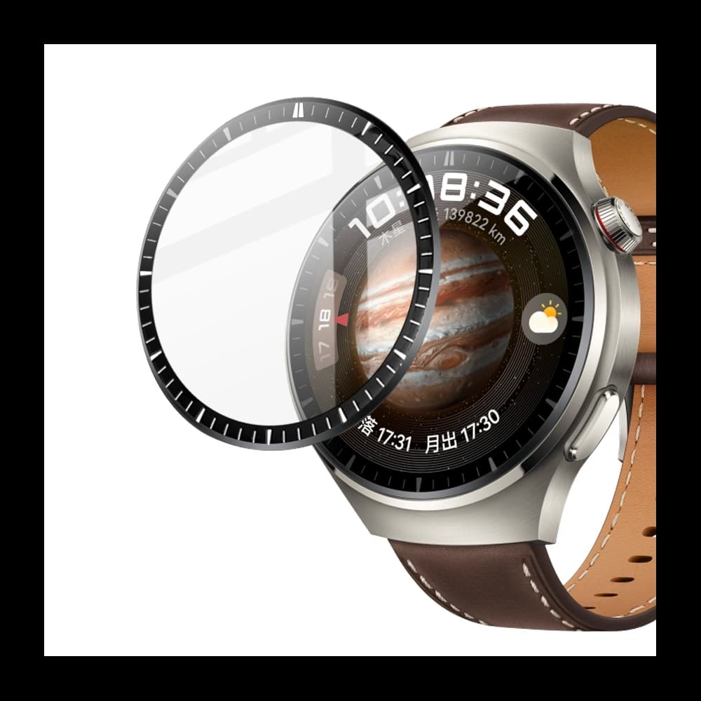 Bizon Glass Watch Edge Hybrid Huawei Watch 4 Pro / 4 Pro Space Edition schwarz - 6