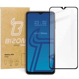 Szkło hartowane Bizon Glass Edge do Samsung Galaxy A24 4G czarne